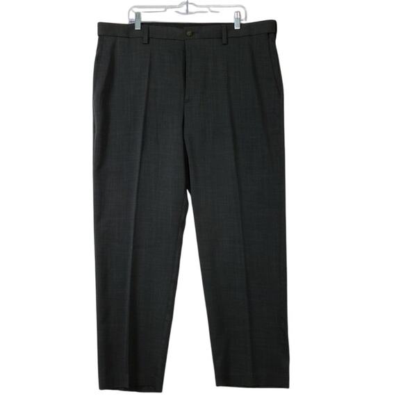 Savane Men's Performance Non Iron Dress Pants with Expandable Waistband 40 X 30 - Picture 1 of 5